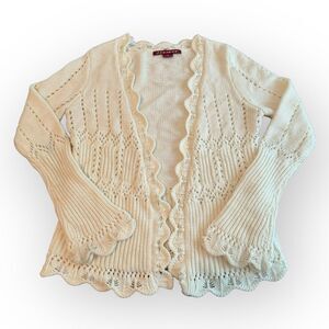 JJ Basics Vintage Women's Knit Cardigan Size M​